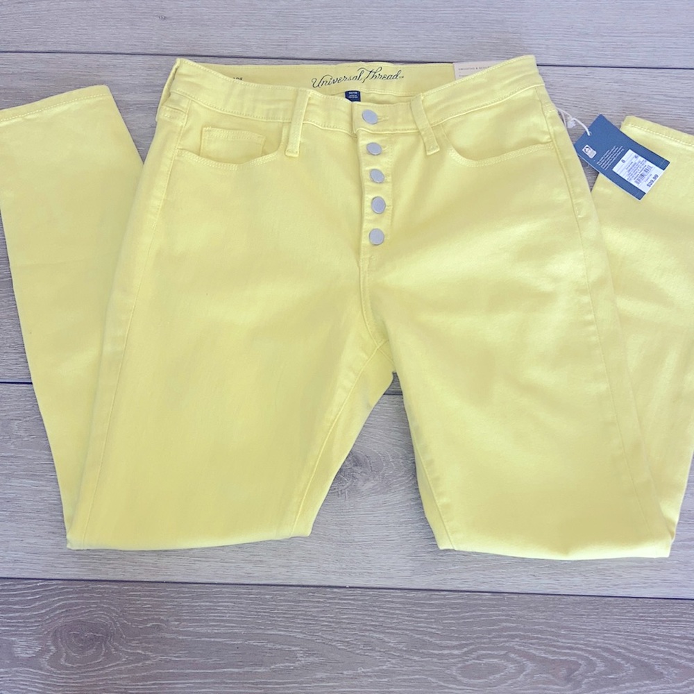 Yellow denim